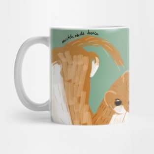 Funny Weasel ( Mustela nivalis ) Mug